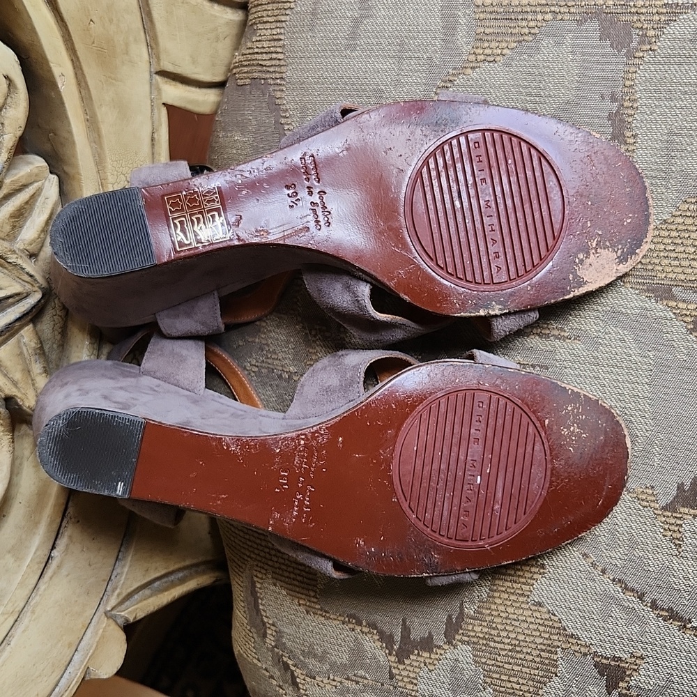 Chie Mihara Wedge Heels Sandals - Picture 8 of 11